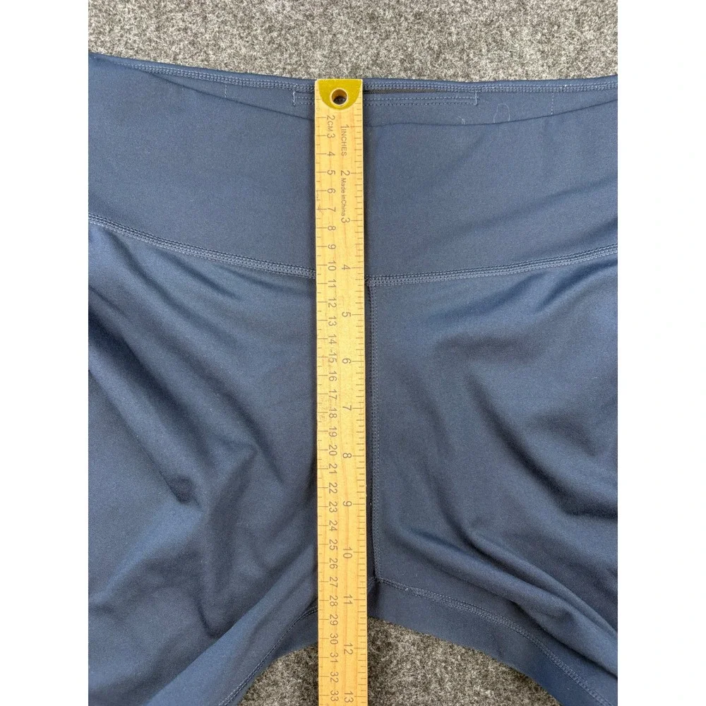 Nike Dri-FIT Womens Large Navy High Rise Leggings Hidden Pocket Athletic